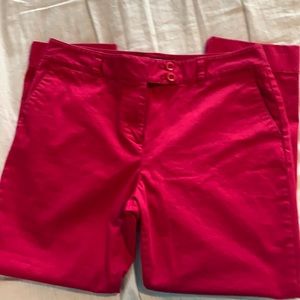 Vineyard Vines Red Cropped Pants